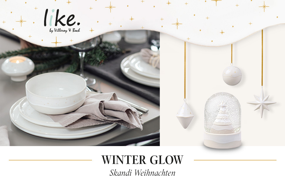 Елочное украшение "Шар" 6 см Winter Glow Villeroy & Boch