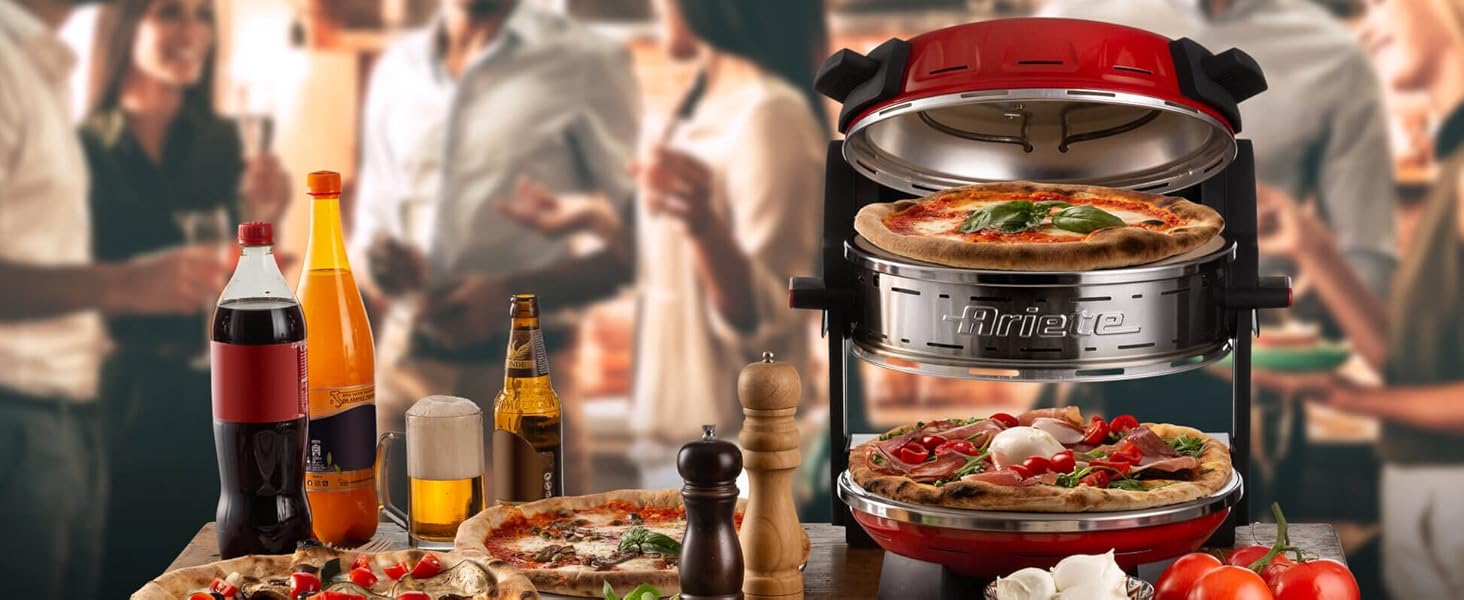 Духовка для пиццы 2300 Вт Forno Pizza Doppio Ariete