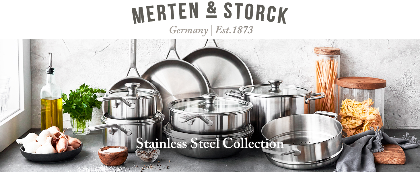 Набор сковородок 2 предмета Stainless Steel Merten & Storck