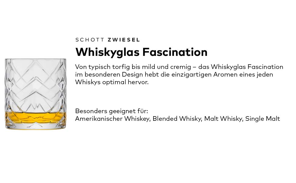 Набор из 6 стаканов для виски 343 мл Schott Zwiesel Whisky Glass Fascination  