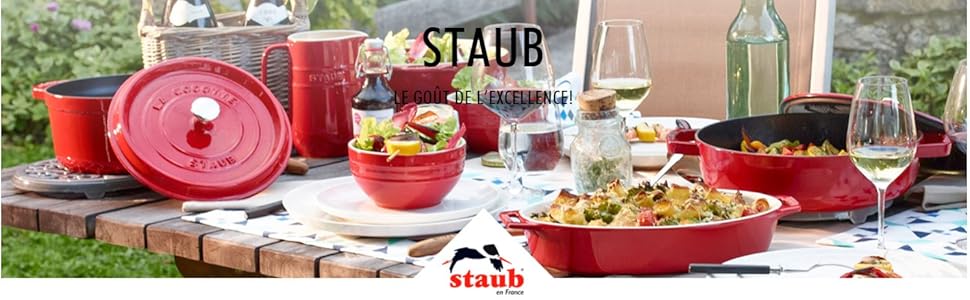 Сковорода 26 см, с двумя ручками, черная Staub