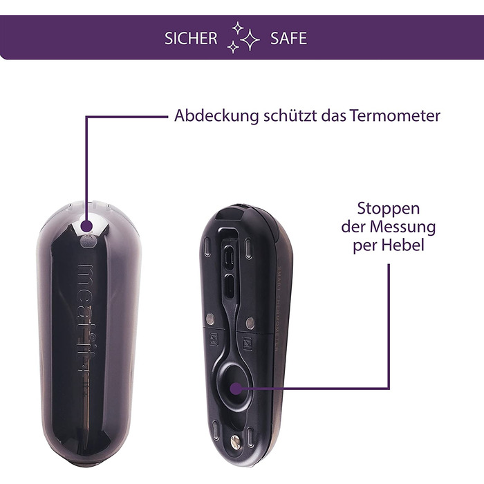 Термометр для мяса Mastrad с Bluetooth - цифровой термометр для жарки на кухне барбекю гриль беспроводной прокалвающий термометр для контроля температур и степени приготовления мяса it