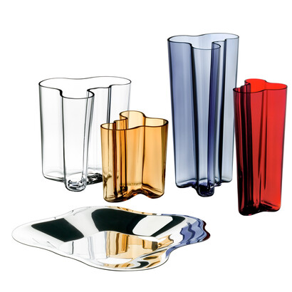 Ваза 12х15х12,5 см прозрачная Aalto Iittala