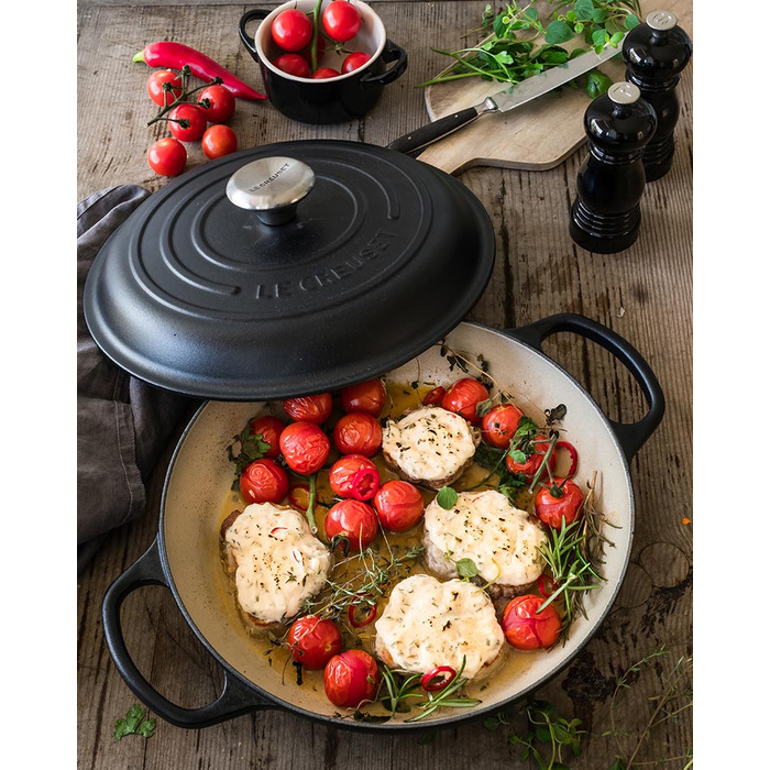 Гусятница / жаровня с крышкой 31 см, оранжевый Le Creuset