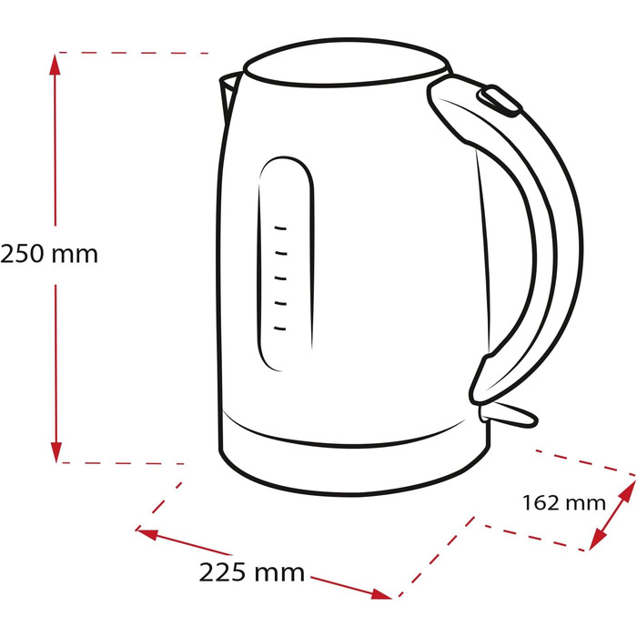 Электрочайник 1.7 л 2200 Вт Prime Aqua Melitta