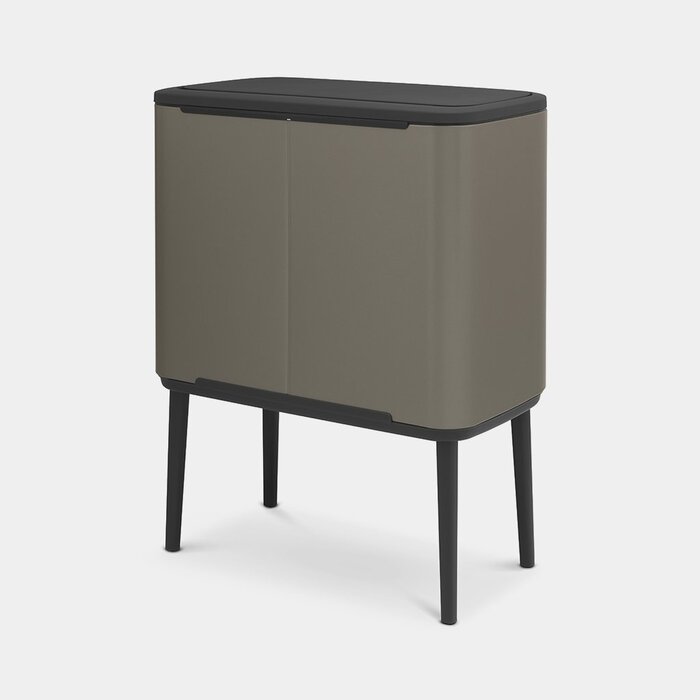 Мусорный бак 11+23 л платиновый Bo Touch Bin Brabantia