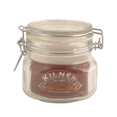 Банка квадратная 500 мл прозрачная Clip Top Kilner