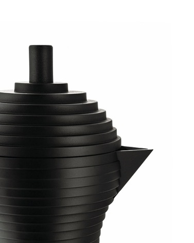 Кофеварка 150 мл черная Pulcina Alessi