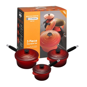 Набор ковшей профессиональный 3 предмета, вишневый Le Creuset 