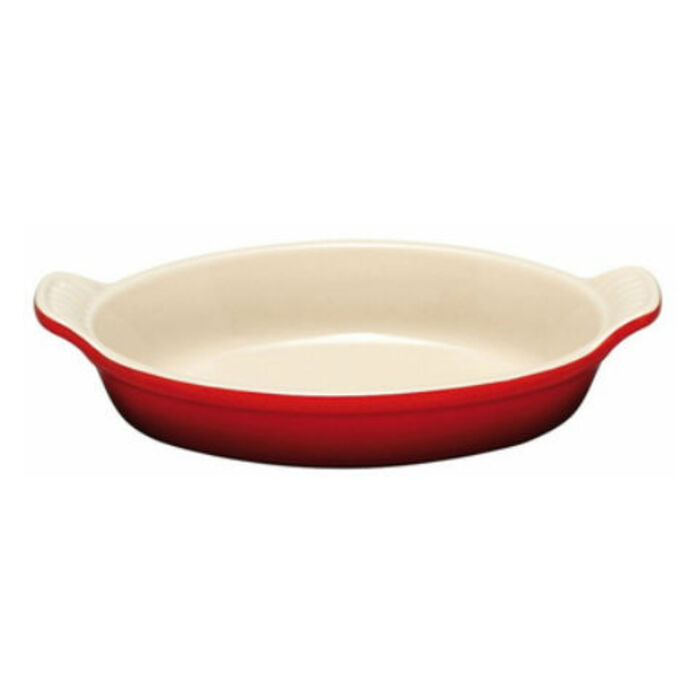 Блюдо овальное 24 см, бордовое  Le Creuset