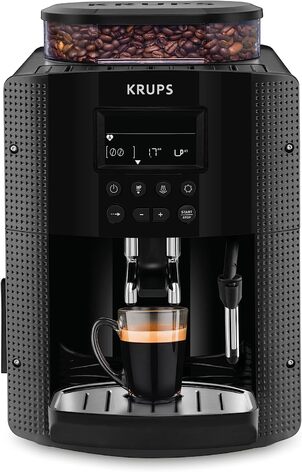 Кофемашина 1.6 л 1400 Вт, с кофемолкой, черная Essential YY8135FD Krups