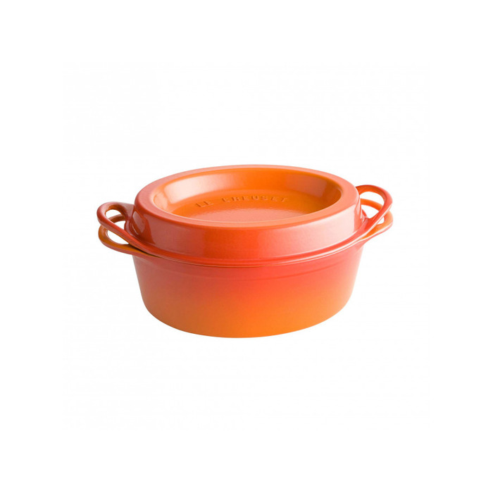 Кастрюля для запекания 30 см оранжевая Le Creuset