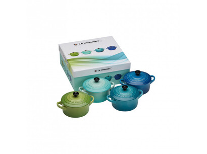 Мини-кастрюля / жаровня 10 см набор 4 предмета Meeresbrise Le Creuset