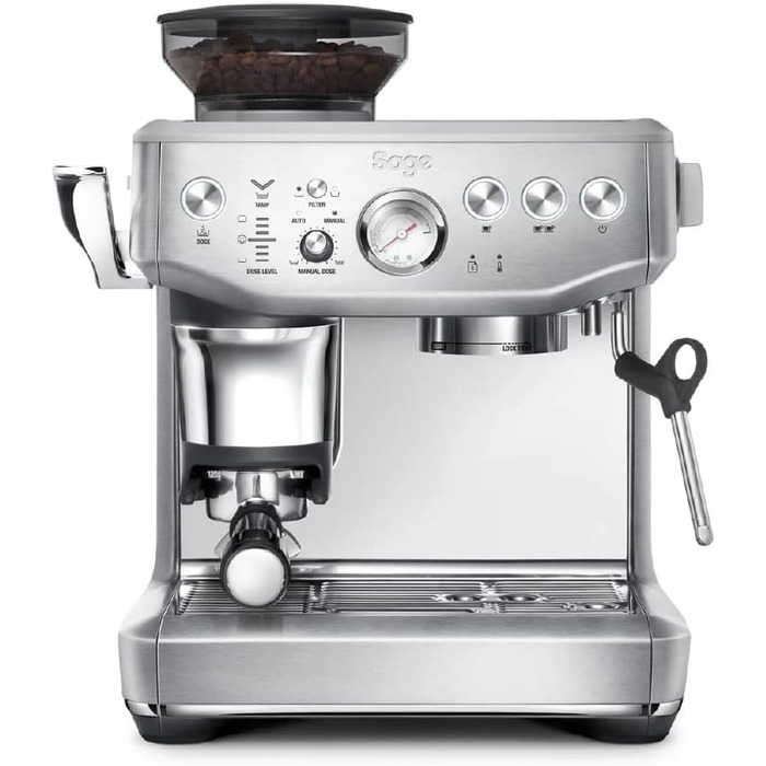 Профессиональная кофемашина с кофемолкой, матовая сталь Barista Express Impress SES876 Sage