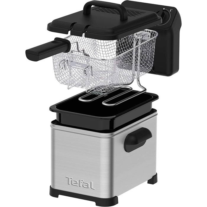 Фритюрница Tefal FR5030 Family Pro Access обемом 4,0 л мощностью 3000 Вт / полупрофессиональная с маслом семнй маслянй резервуар Технология зон охлаждения легкая очистка, хрустящий Картофель фри / нержавеющая сталь/чернй Одиночнй