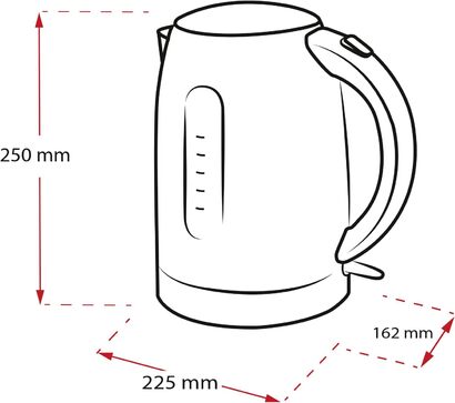 Электрочайник 1.7 л 2200 Вт Prime Aqua Melitta