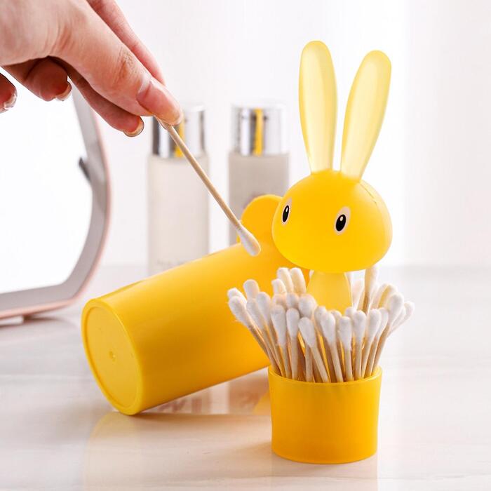 Футляр для зубочисток 7,5х14х7,5 см синий Magic Bunny Alessi