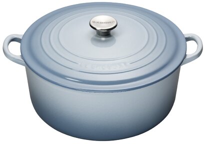 Кастрюля / жаровня 28 см, прибрежный синий Le Creuset