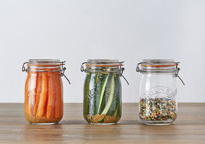 Банка 1 л прозрачная Clip Top Kilner