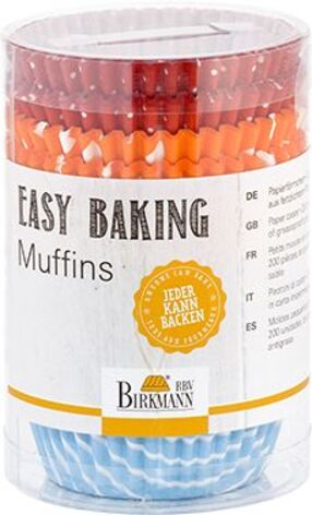 Набор форм для выпечки мини-маффинов, 200 шт, 7 см, Easy Baking RBV Birkmann