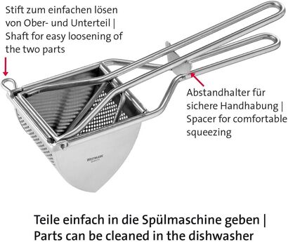 Пресс для картофеля из нержавеющей стали 30 см Westmark