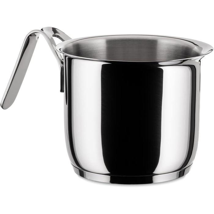 Ковш для молока 14 см 1,9 л металлик Pots & Pans Alessi