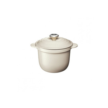 Кастрюля / жаровня 18 см с крышкой, бежевая Every Creme Le Creuset