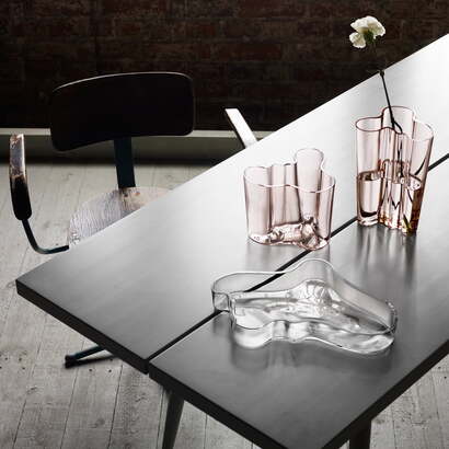 Ваза 20,1 см янтарная Aalto Iittala