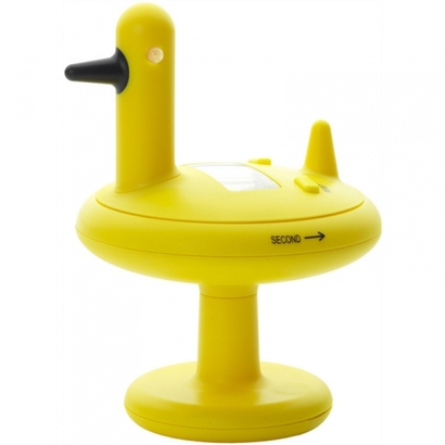 Кухонный таймер 14х10х10 см желтый Duck Alessi