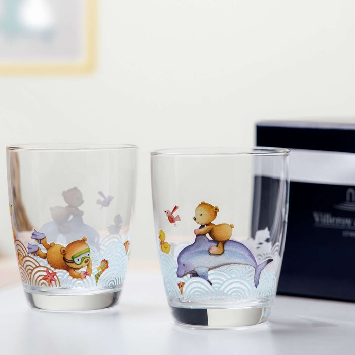 Набор из 2 детских стаканов 0,15 л Happy as a Bear Villeroy & Boch