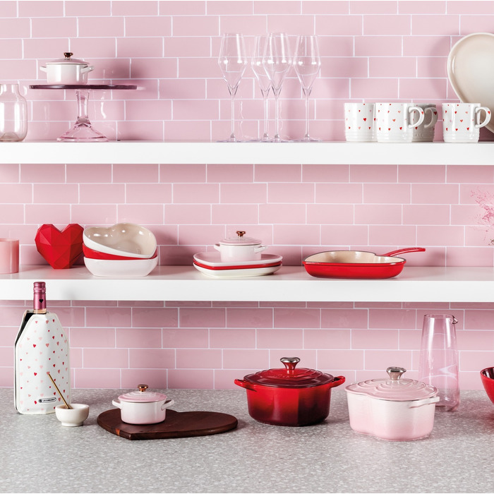 Тарелка 23 см Cerise Heart Le Creuset