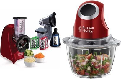 Миксер с 3 насадками, 200 Вт, контейнер 500 мл Russell Hobbs Desire Slice & Go 