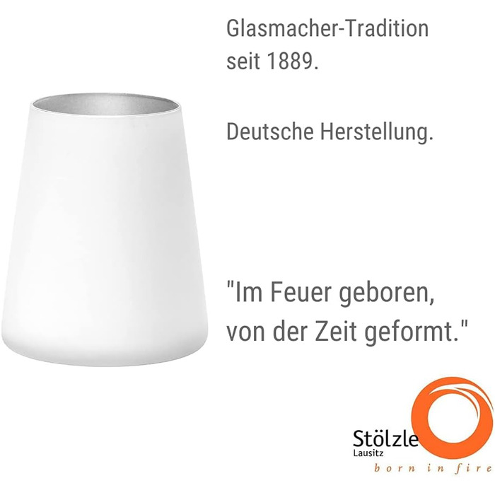 Набор стаканов 6 шт. 380 мл, матовый белый Stölzle Lausitz 