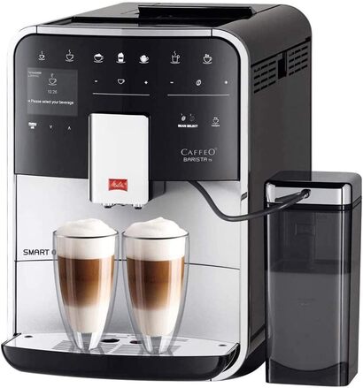 Кофемашина на 2 чашки со вспенивателем молока Caffeo Barista TS Smart F850-101 Melitta