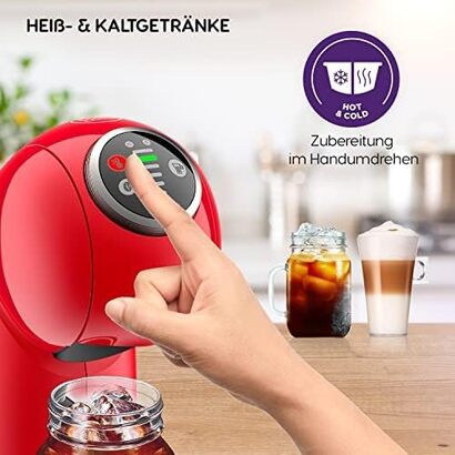 Капсульная кофемашина 0.8 л 1500 Вт, красная NESCAFÉ Dolce Gusto Genio S Plus KP3405 Krups