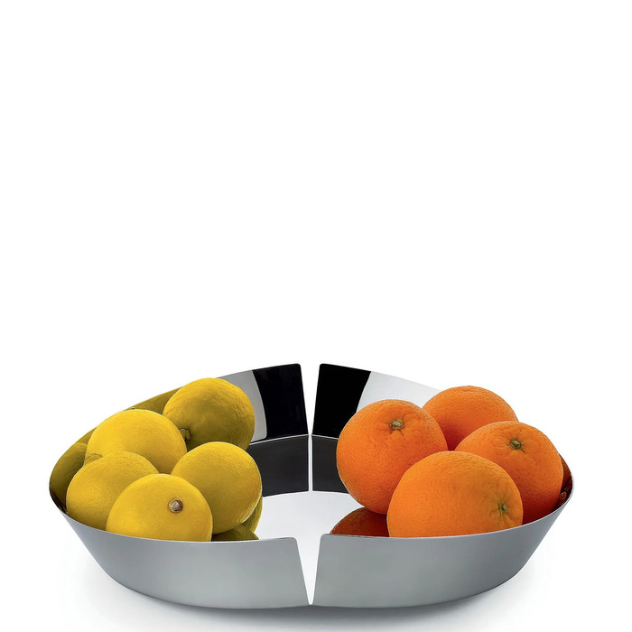 Фруктовница 30х7х31,5 см черная Broken bowl Alessi