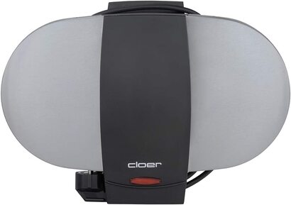 Вафельница Cloer 1320 / 1200 Вт / 2 плиты / нержавеющая сталь / черный, серый 