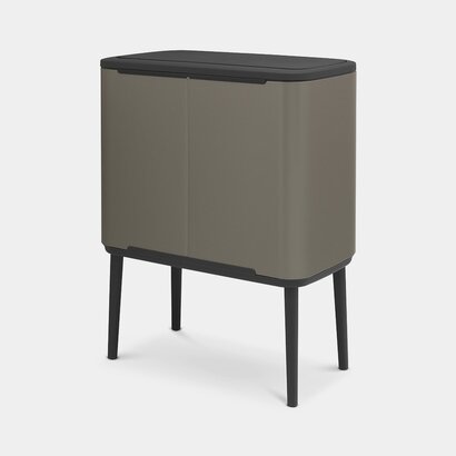 Мусорный бак 11+23 л платиновый Bo Touch Bin Brabantia