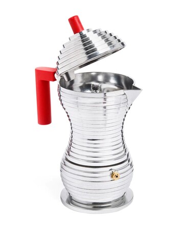 Кофеварка 150 мл металлик/красная Pulcina Alessi