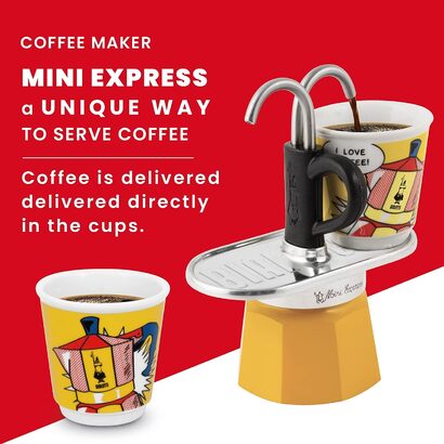 Кофеварка для эспрессо на 2 чашки Mini Express Bialetti