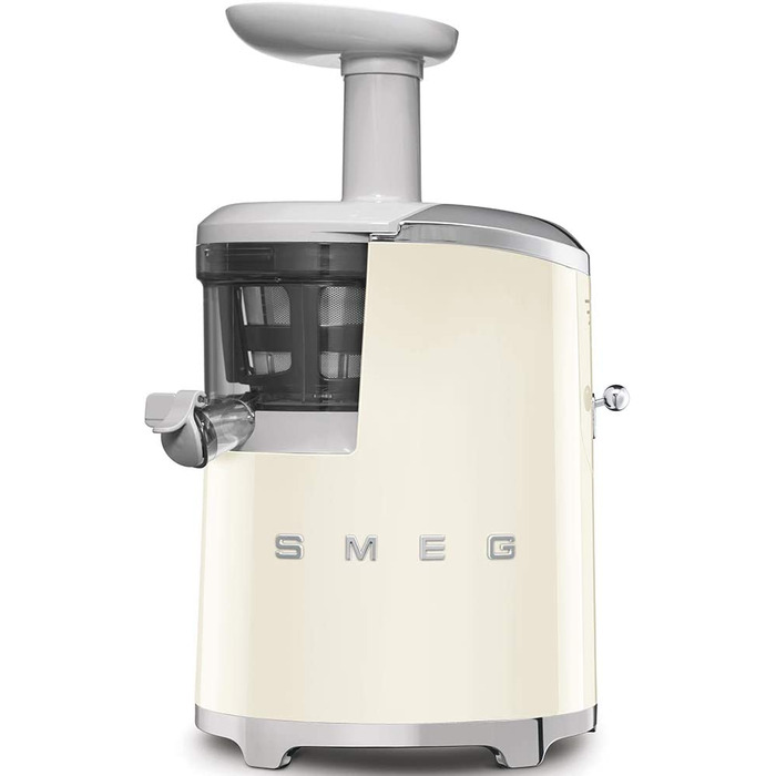 Соковыжималка Smeg SJF01CREU / 150 Вт / 1 л / пластик / белый