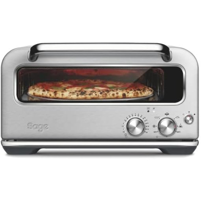 Мини-духовка для пиццы, матовая сталь Smart Oven Pizzaiolo SPZ820 Sage Appliances