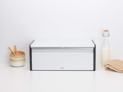 Металлическая хлебница Brabantia 306006, ‎46.51 x 24.99 x 18.69 см