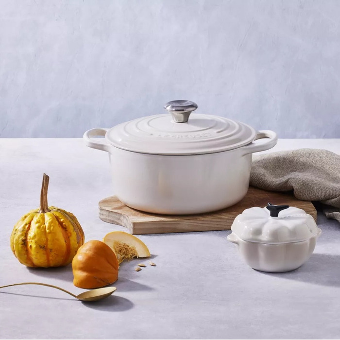 Кокотница 15 см/0,3 л Meringue Halloween Le Creuset