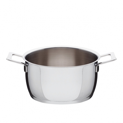 Кастрюля с двумя ручками 16 см 1,6 л металлик Pots & Pans Alessi