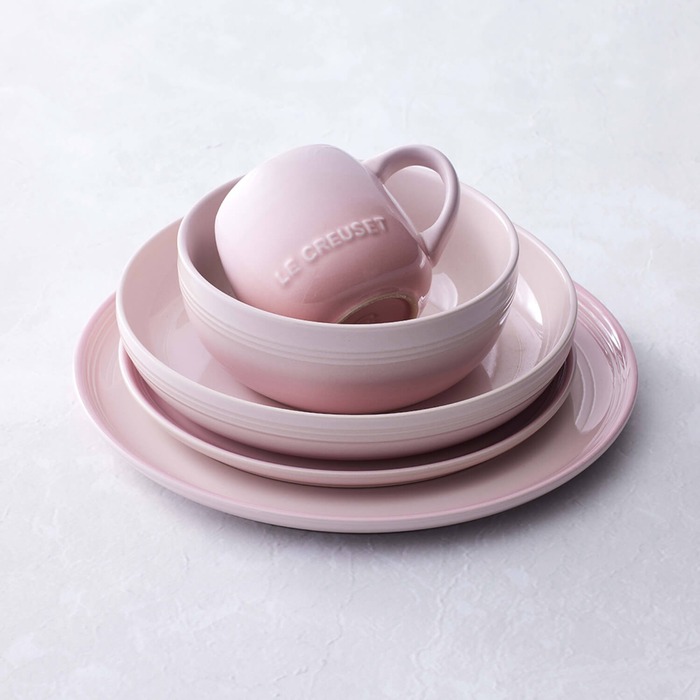 Тарелка для завтрака 22 см Shell Pink Coupe Le Creuset