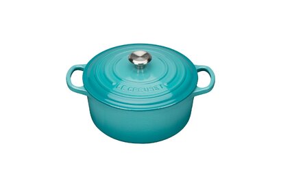 Кастрюля / жаровня 22 см, бирюзовый Le Creuset