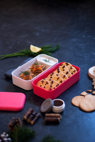 Ланч-бокс 18,5х10х9,4 см коралловый MB Original Monbento