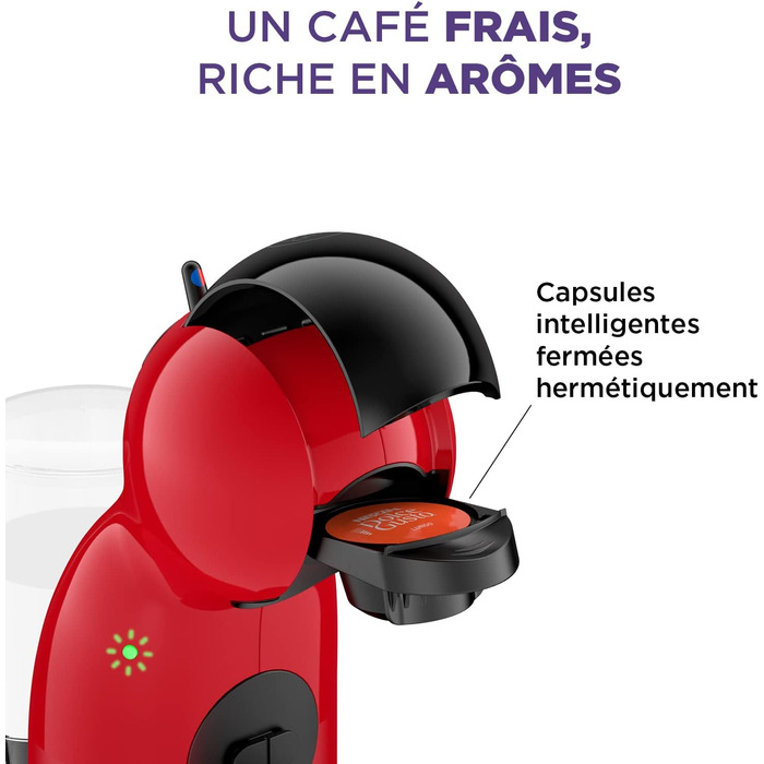 Капсульная кофемашина 0.8 л 1500 Вт, красная Nescafé Dolce Gusto Piccolo XS KP1A3510 Krups