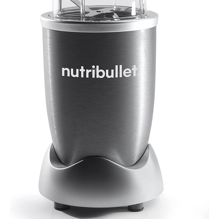 Оригинальная машина для приготовления смузи nutribullet мощностью 600 Вт, простая и бстрая в использовании, Компактная, Легко моющаяся, лектрический блендер, Измельчитель, Блендер для смузи, NB606DG, 1 упаковка, комплект из 3 аксессуаров Один